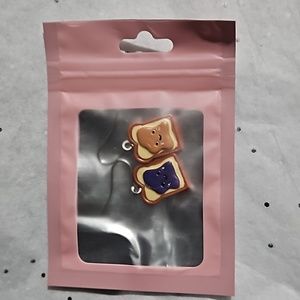 You 🎁 are the jelly to my peanut butter earrings! PBJ sandwich novelty